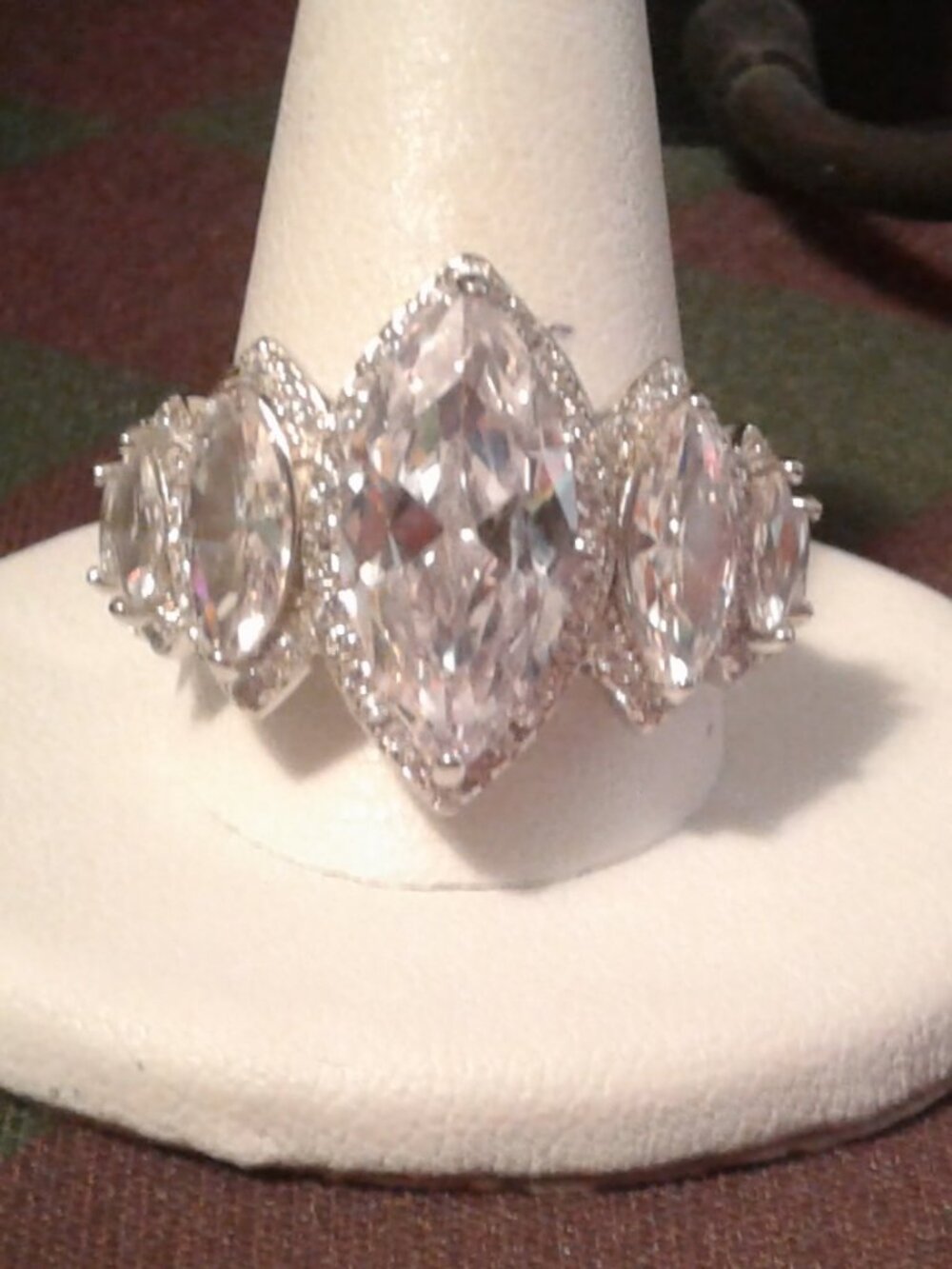 BCO176 Bella Luce CZ 7-Stone Statement Ring 10.41ctw. Sz.10 LNC
